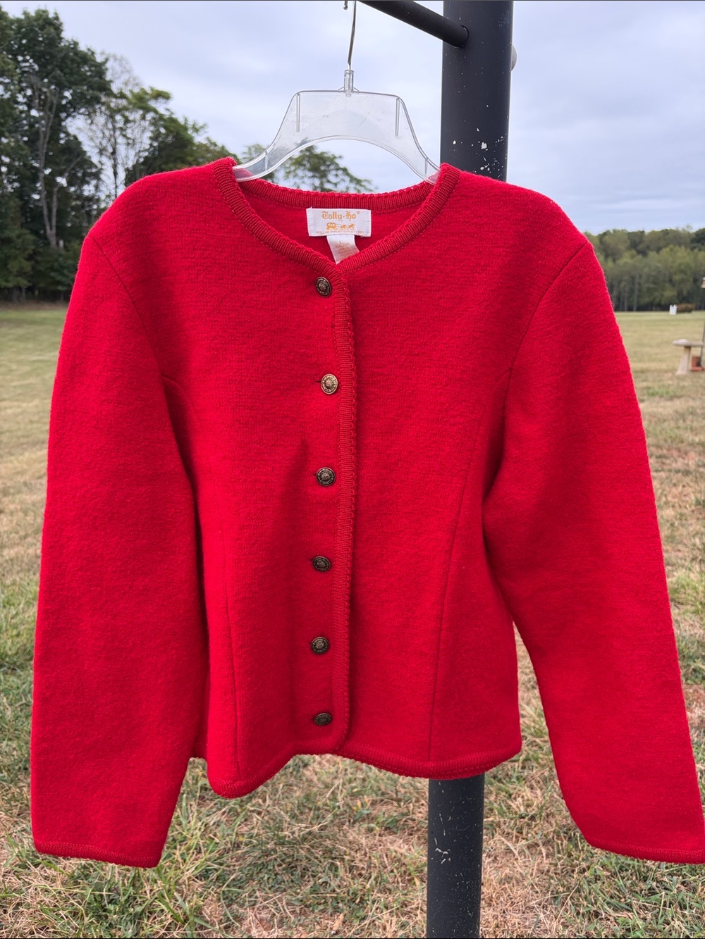 VINTAGE 100% wool Tally-Ho sweater